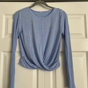 Alo long sleeve crop top